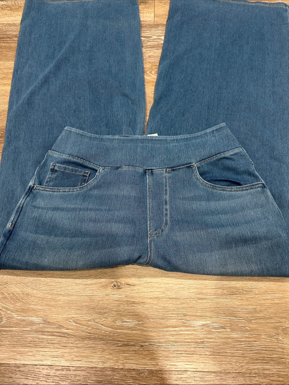 HALARA Blue Wide-Leg High-Rise Jeans - Picture 3 of 10